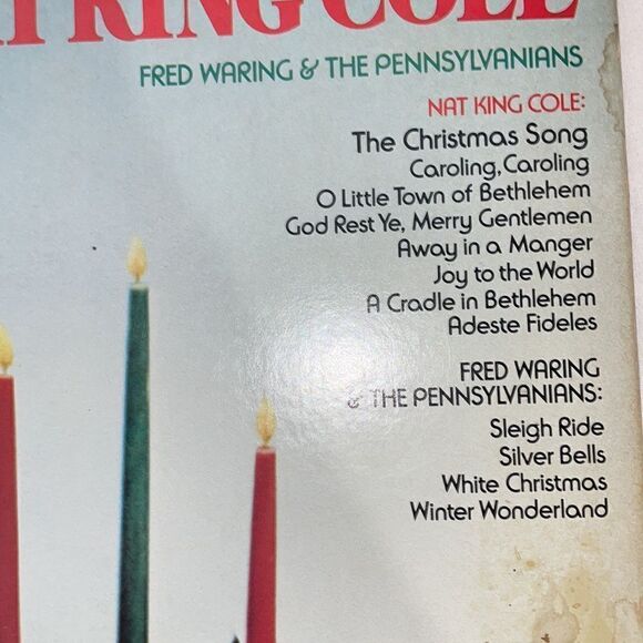 Christmas with Nate king Cole vinyl record - Picture 4 of 8